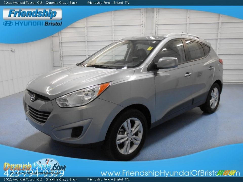 2011 Hyundai Tucson GLS Graphite Gray / Black Photo #2