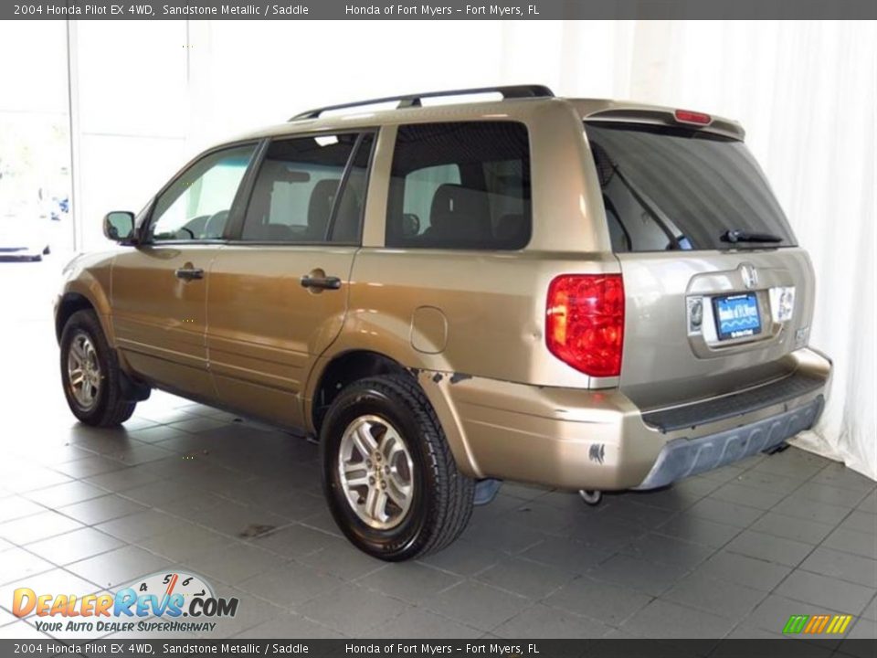 2004 Honda Pilot EX 4WD Sandstone Metallic / Saddle Photo #5