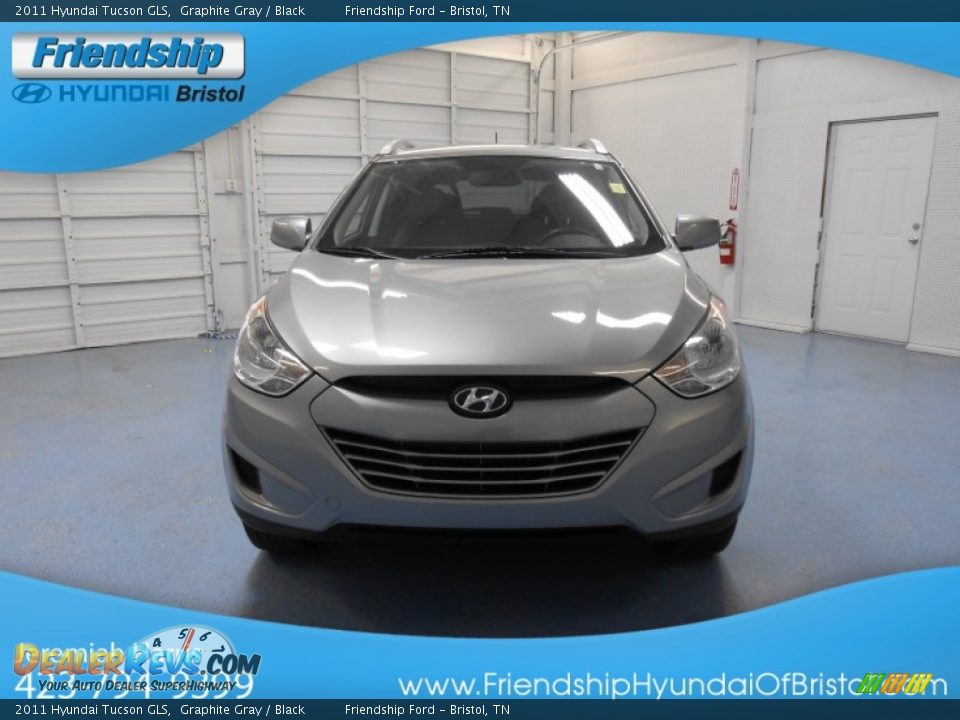 2011 Hyundai Tucson GLS Graphite Gray / Black Photo #3