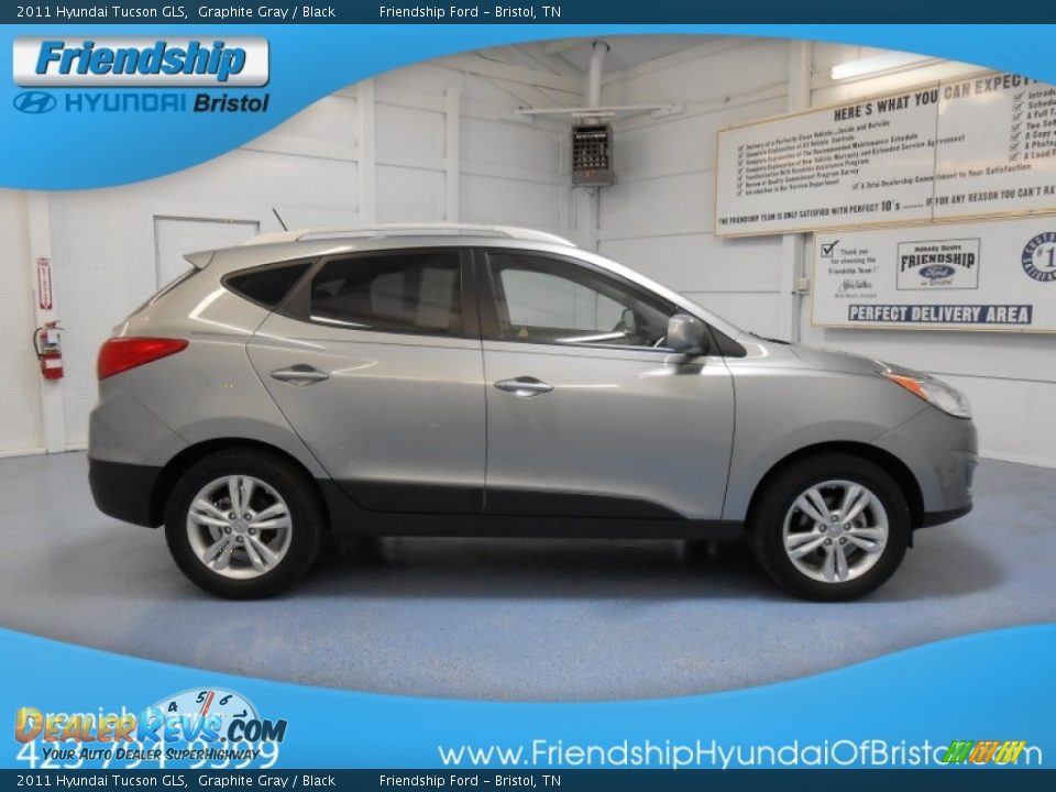 2011 Hyundai Tucson GLS Graphite Gray / Black Photo #5