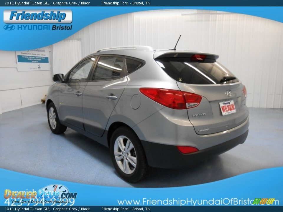 2011 Hyundai Tucson GLS Graphite Gray / Black Photo #8