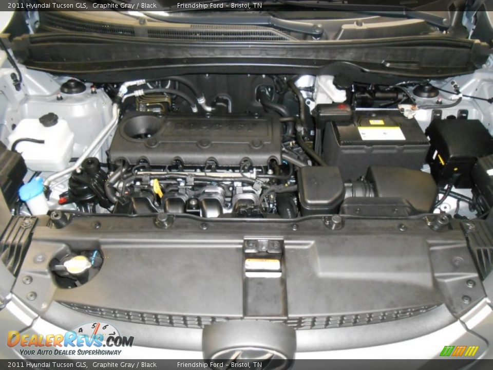 2011 Hyundai Tucson GLS Graphite Gray / Black Photo #9
