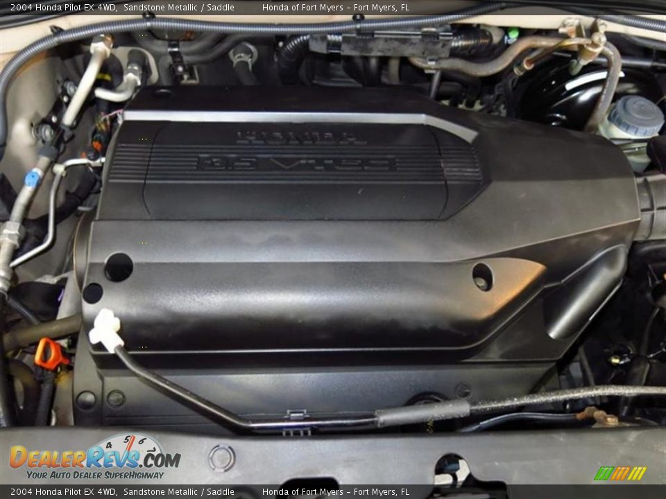 2004 Honda Pilot EX 4WD Sandstone Metallic / Saddle Photo #10