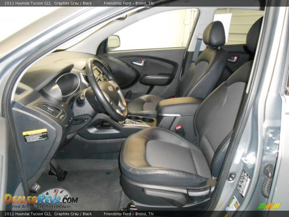 2011 Hyundai Tucson GLS Graphite Gray / Black Photo #11