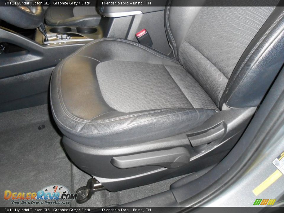 2011 Hyundai Tucson GLS Graphite Gray / Black Photo #12