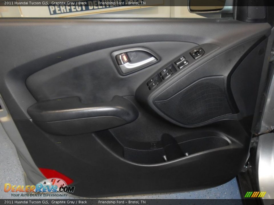 2011 Hyundai Tucson GLS Graphite Gray / Black Photo #13