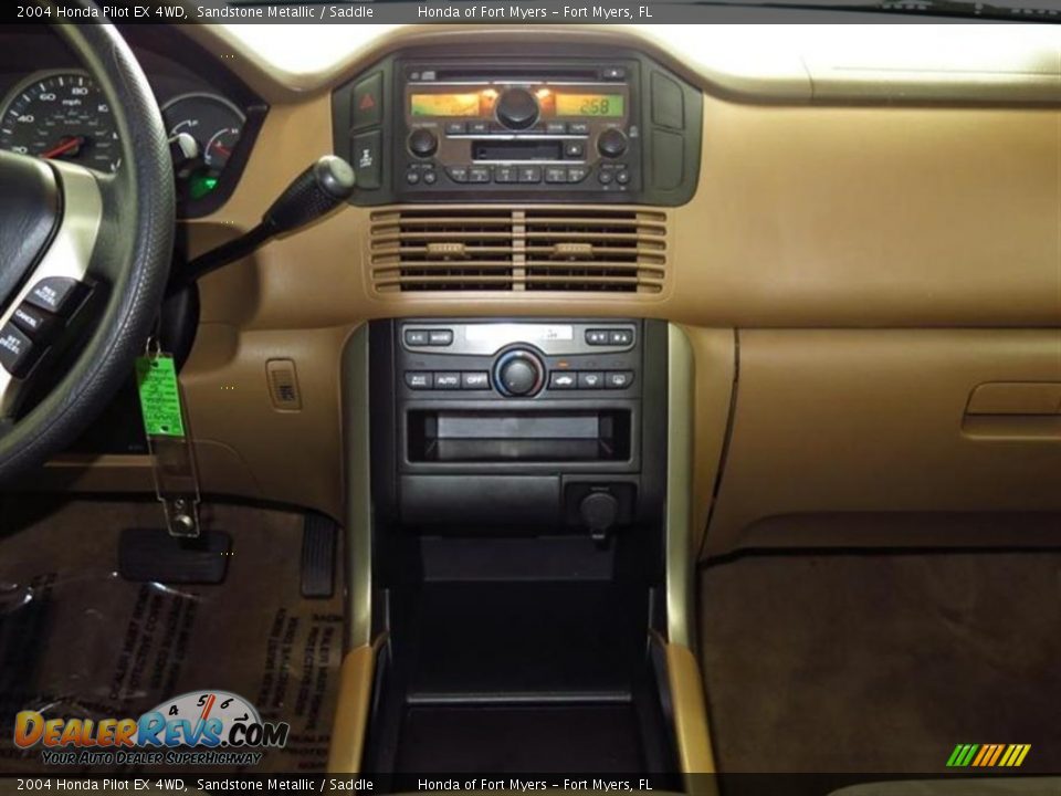 2004 Honda Pilot EX 4WD Sandstone Metallic / Saddle Photo #13