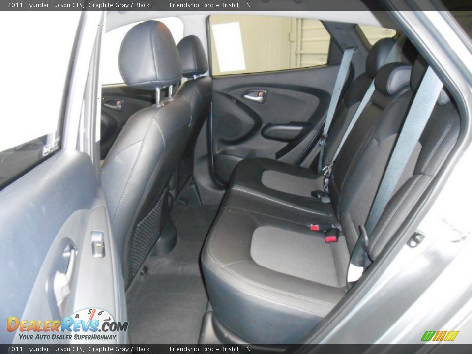 2011 Hyundai Tucson GLS Graphite Gray / Black Photo #14