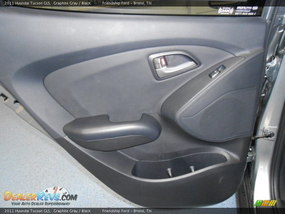2011 Hyundai Tucson GLS Graphite Gray / Black Photo #16