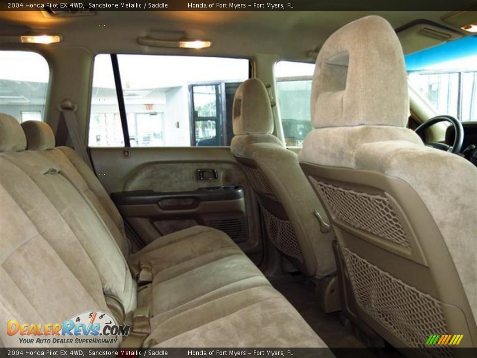 2004 Honda Pilot EX 4WD Sandstone Metallic / Saddle Photo #15