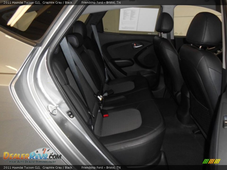 2011 Hyundai Tucson GLS Graphite Gray / Black Photo #17