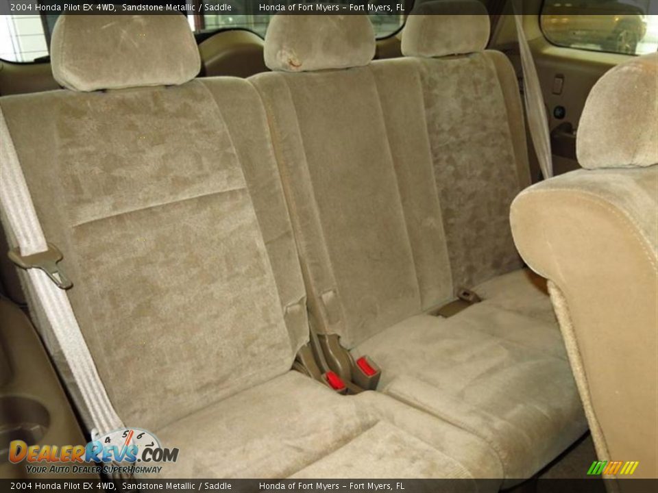 2004 Honda Pilot EX 4WD Sandstone Metallic / Saddle Photo #16