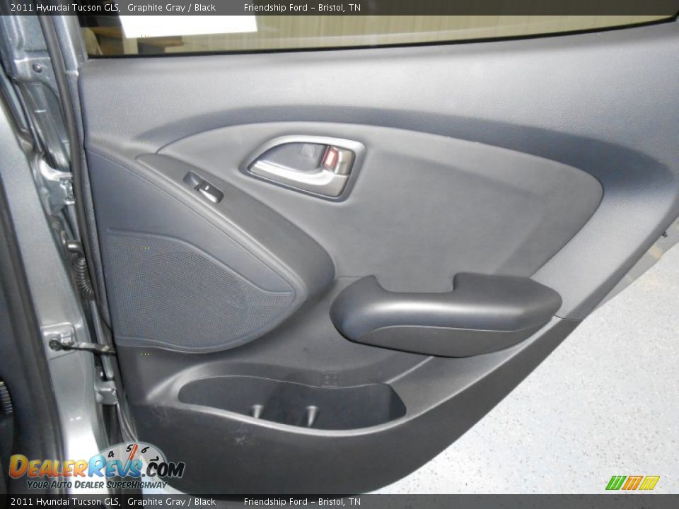 2011 Hyundai Tucson GLS Graphite Gray / Black Photo #19
