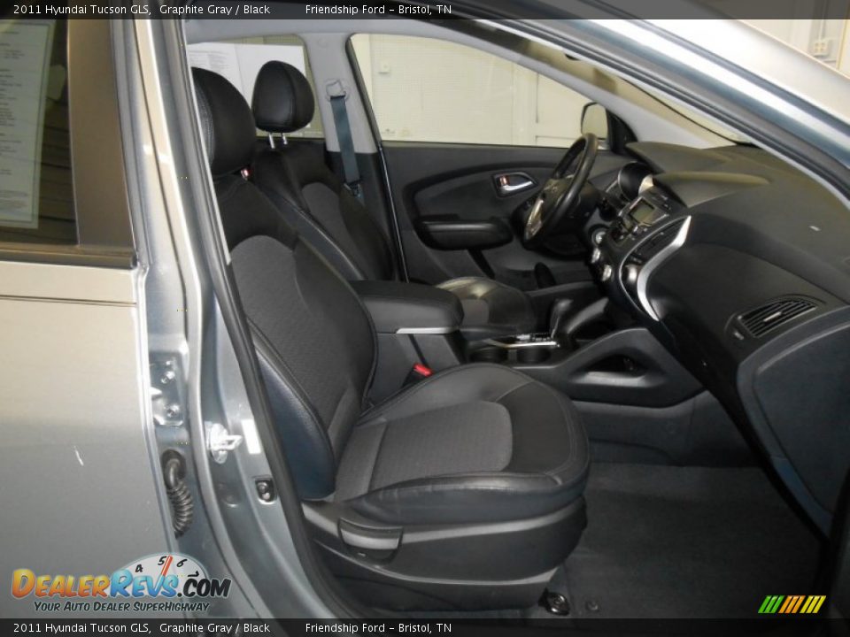2011 Hyundai Tucson GLS Graphite Gray / Black Photo #20
