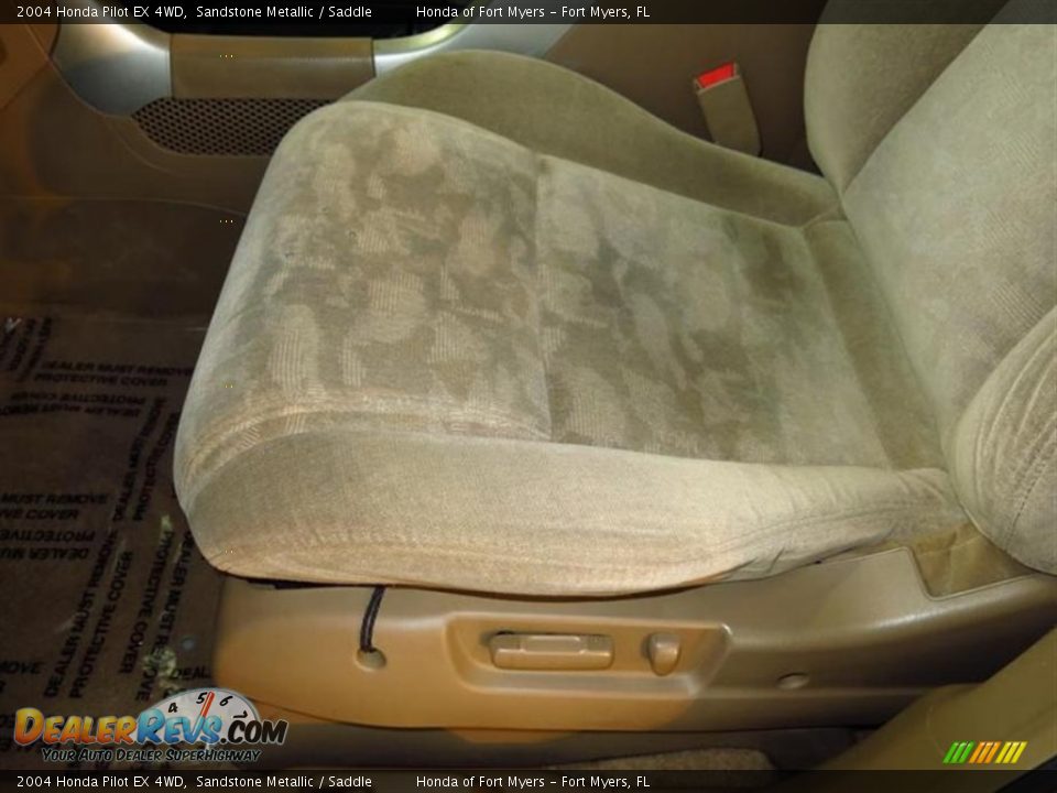 2004 Honda Pilot EX 4WD Sandstone Metallic / Saddle Photo #18