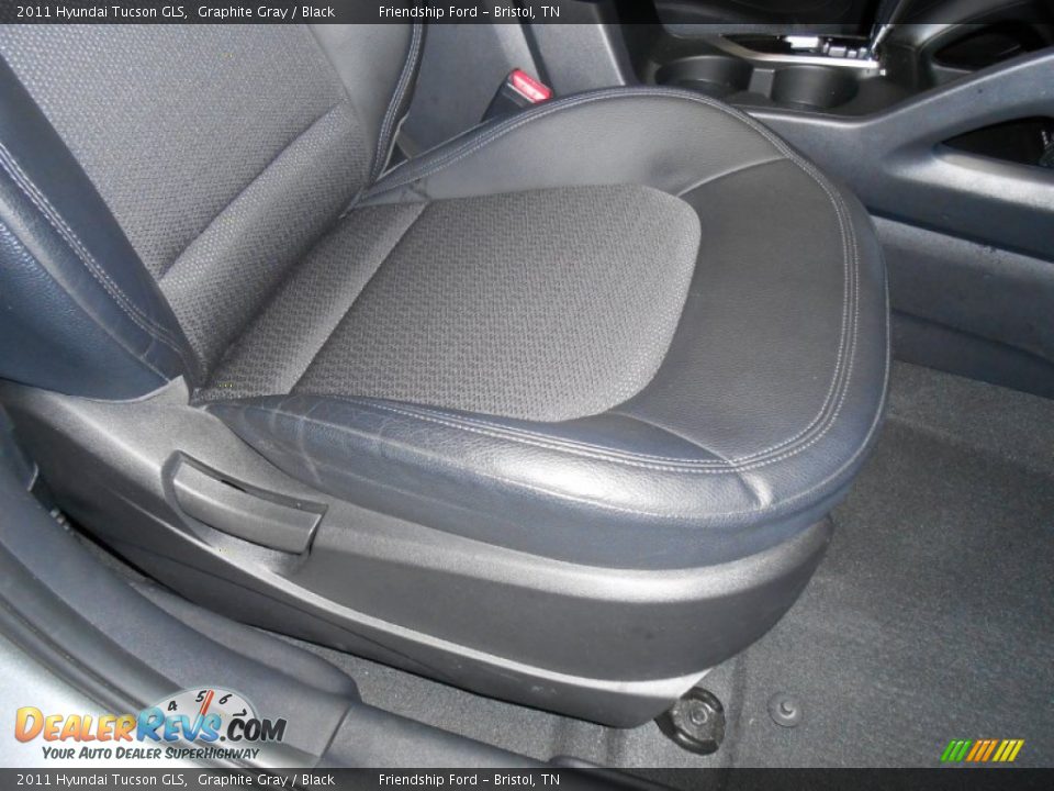 2011 Hyundai Tucson GLS Graphite Gray / Black Photo #21