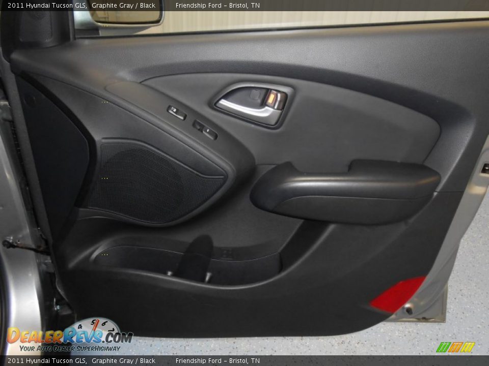 2011 Hyundai Tucson GLS Graphite Gray / Black Photo #22