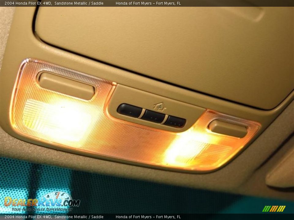 2004 Honda Pilot EX 4WD Sandstone Metallic / Saddle Photo #20