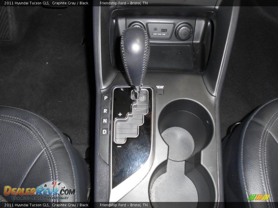 2011 Hyundai Tucson GLS Graphite Gray / Black Photo #25
