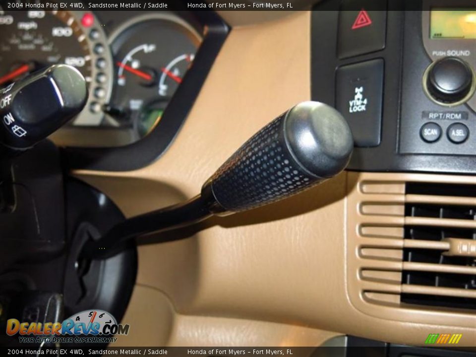 2004 Honda Pilot EX 4WD Sandstone Metallic / Saddle Photo #22