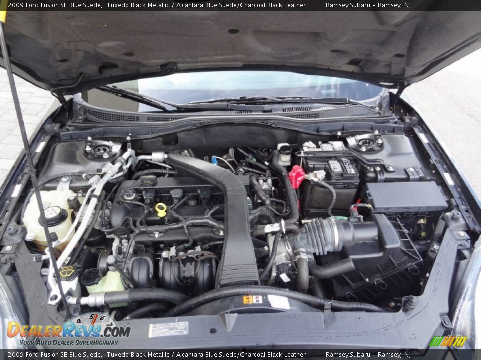 2009 Ford Fusion SE Blue Suede 2.3 Liter DOHC 16-Valve Duratec 4 Cylinder Engine Photo #36