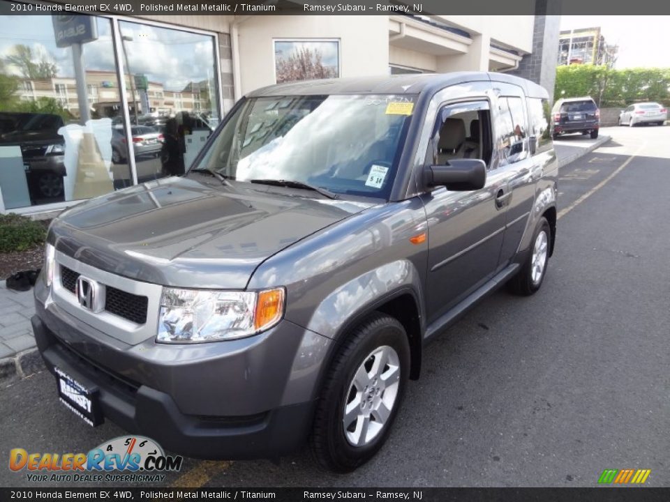 2010 Honda Element EX 4WD Polished Metal Metallic / Titanium Photo #1