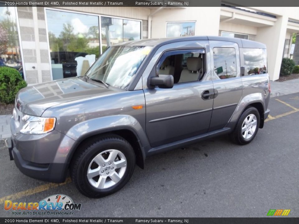 2010 Honda Element EX 4WD Polished Metal Metallic / Titanium Photo #2