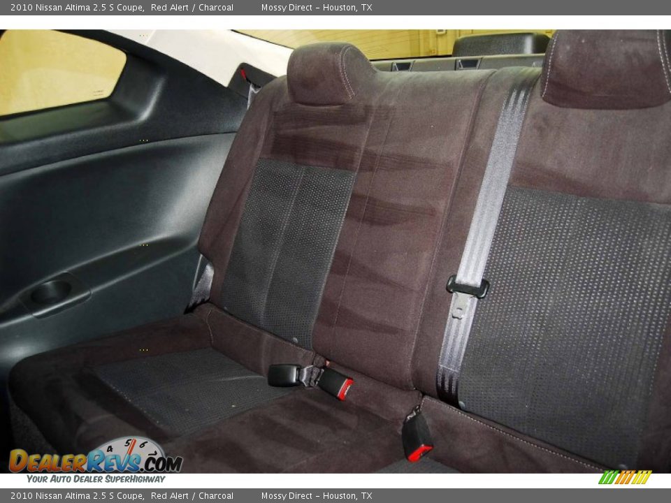 2010 Nissan Altima 2.5 S Coupe Red Alert / Charcoal Photo #12