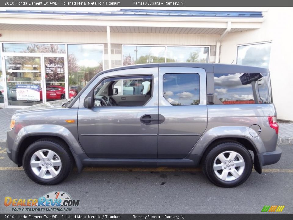 2010 Honda Element EX 4WD Polished Metal Metallic / Titanium Photo #3