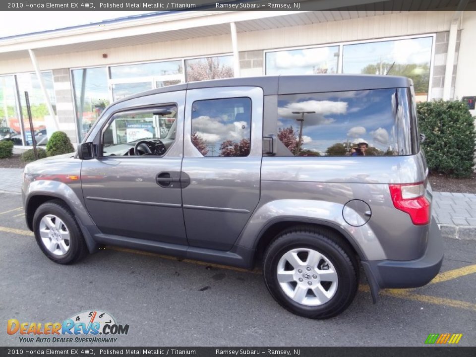 2010 Honda Element EX 4WD Polished Metal Metallic / Titanium Photo #4