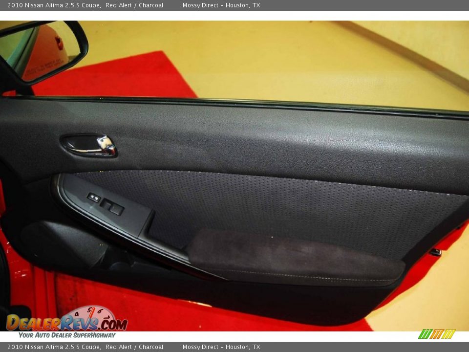 2010 Nissan Altima 2.5 S Coupe Red Alert / Charcoal Photo #14
