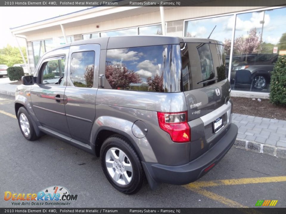 2010 Honda Element EX 4WD Polished Metal Metallic / Titanium Photo #5