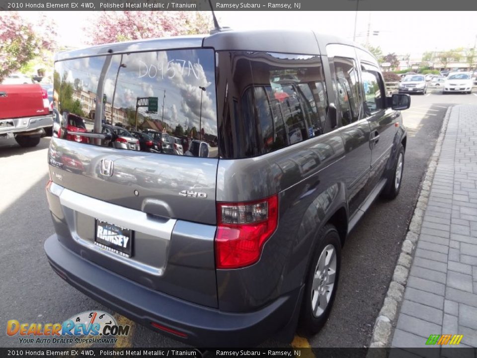 2010 Honda Element EX 4WD Polished Metal Metallic / Titanium Photo #7