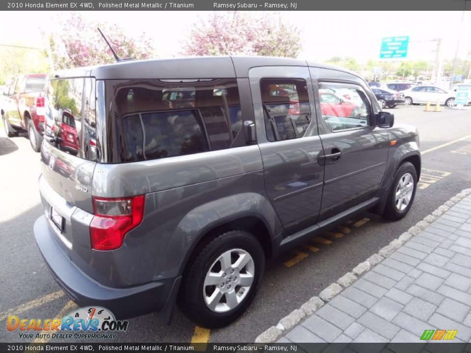 2010 Honda Element EX 4WD Polished Metal Metallic / Titanium Photo #8