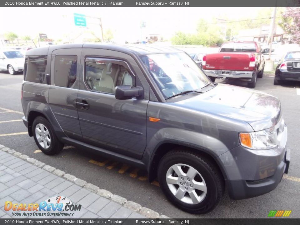 2010 Honda Element EX 4WD Polished Metal Metallic / Titanium Photo #9