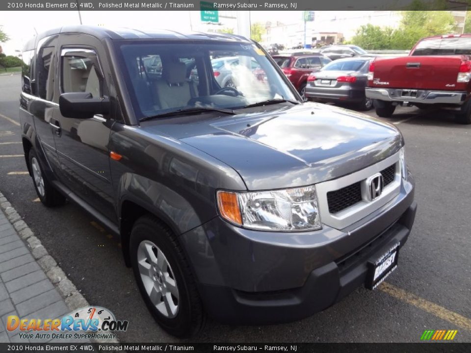 2010 Honda Element EX 4WD Polished Metal Metallic / Titanium Photo #10