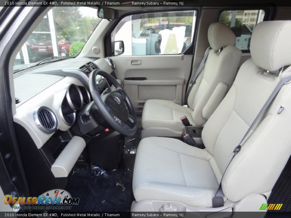 2010 Honda Element EX 4WD Polished Metal Metallic / Titanium Photo #12