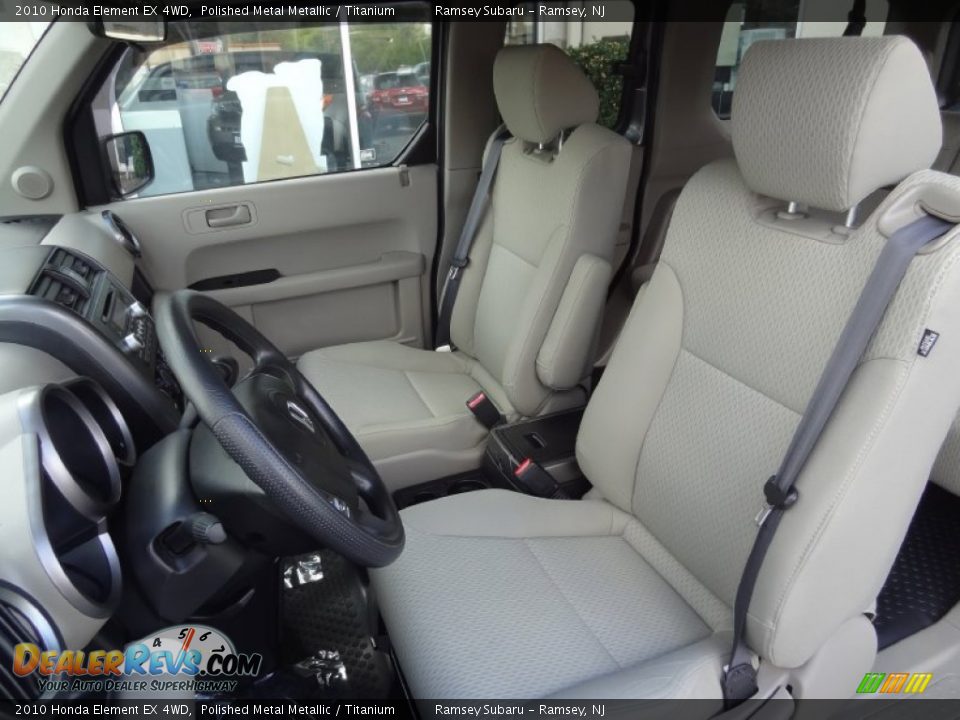 2010 Honda Element EX 4WD Polished Metal Metallic / Titanium Photo #14