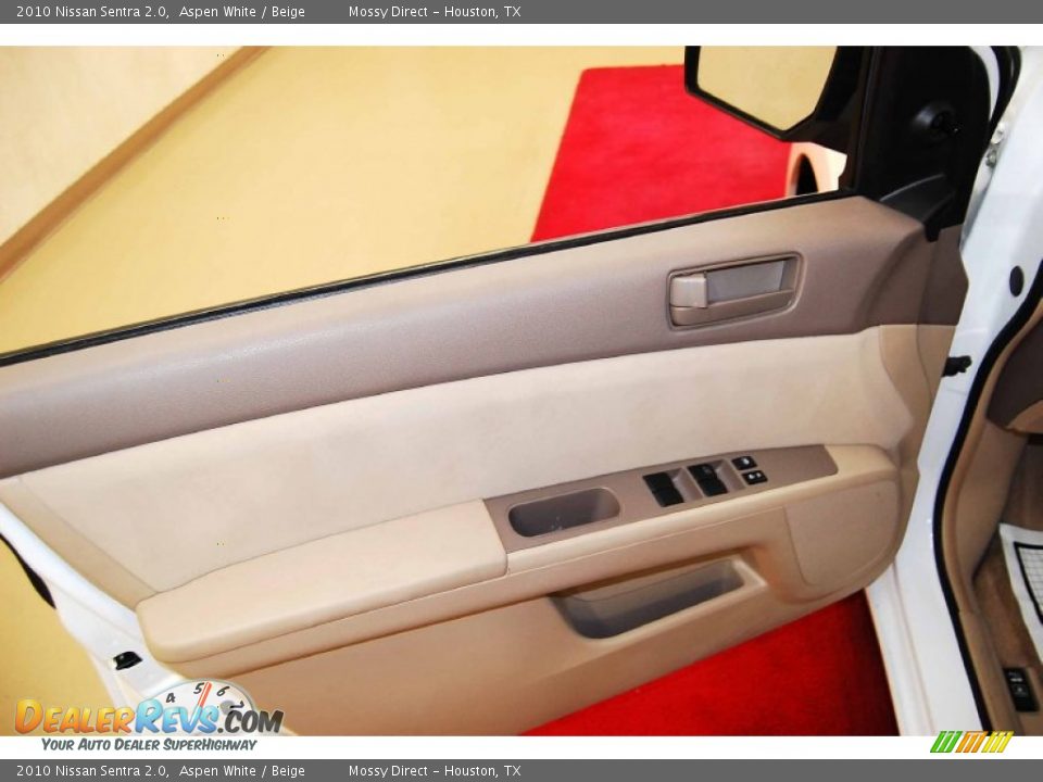 2010 Nissan Sentra 2.0 Aspen White / Beige Photo #9