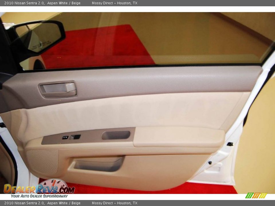 2010 Nissan Sentra 2.0 Aspen White / Beige Photo #18