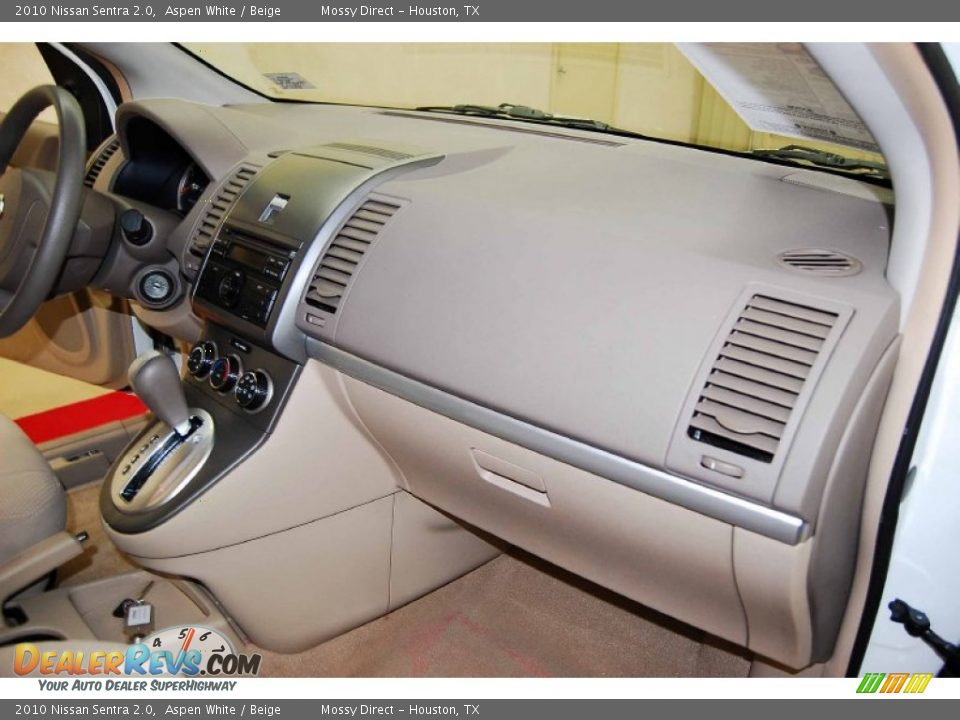 2010 Nissan Sentra 2.0 Aspen White / Beige Photo #20