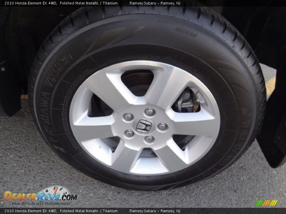 2010 Honda Element EX 4WD Polished Metal Metallic / Titanium Photo #31