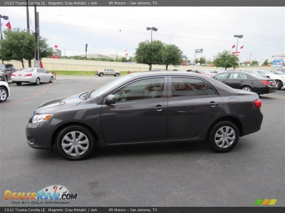 2010 Toyota Corolla LE Magnetic Gray Metallic / Ash Photo #4
