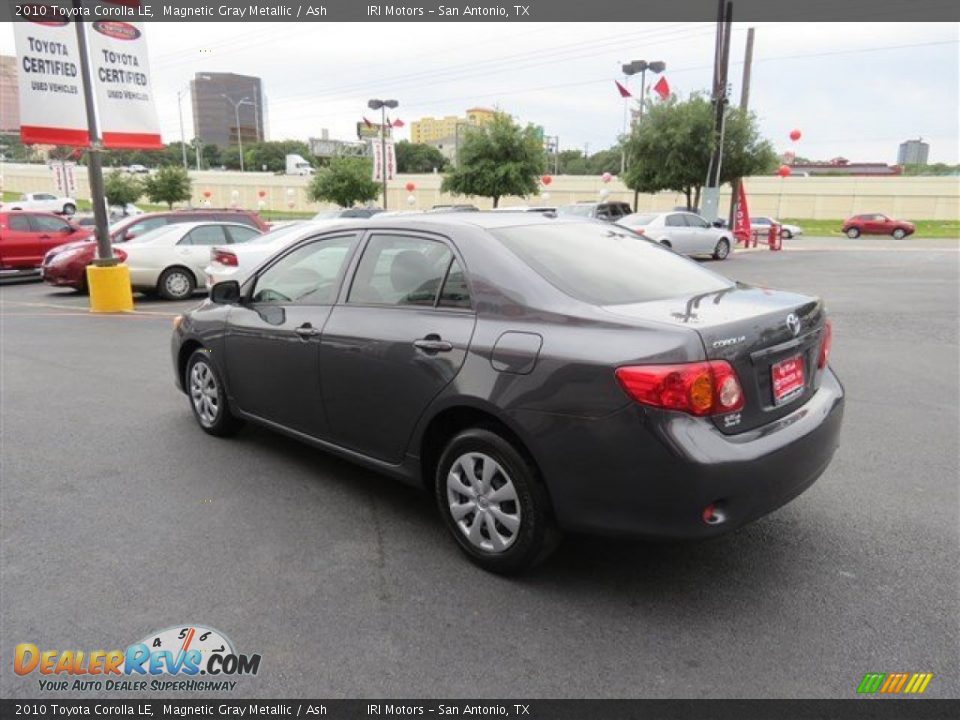 2010 Toyota Corolla LE Magnetic Gray Metallic / Ash Photo #5