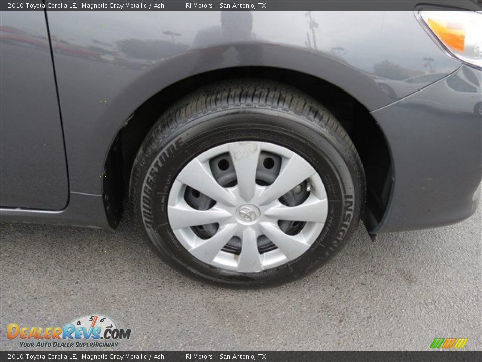 2010 Toyota Corolla LE Magnetic Gray Metallic / Ash Photo #9