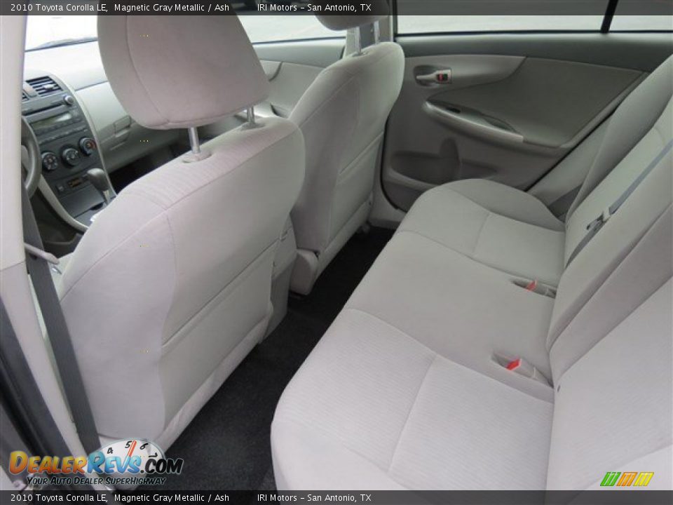 2010 Toyota Corolla LE Magnetic Gray Metallic / Ash Photo #12