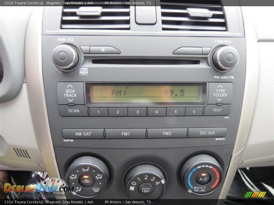 2010 Toyota Corolla LE Magnetic Gray Metallic / Ash Photo #15