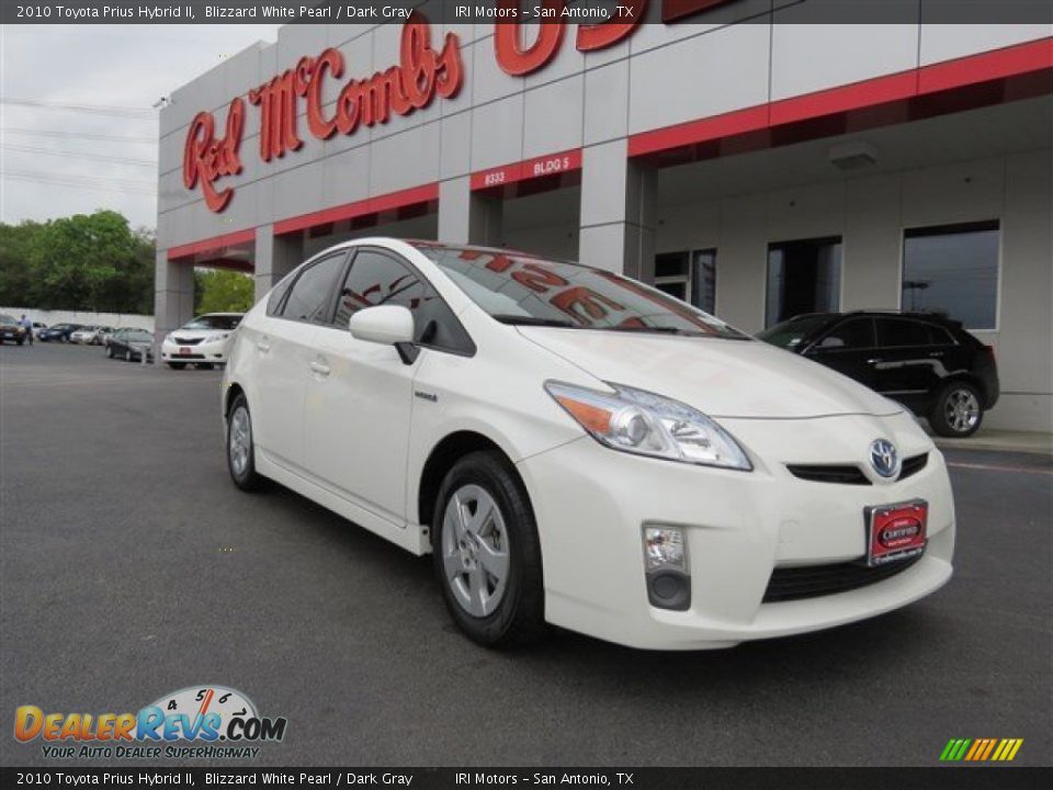 2010 Toyota Prius Hybrid II Blizzard White Pearl / Dark Gray Photo #1