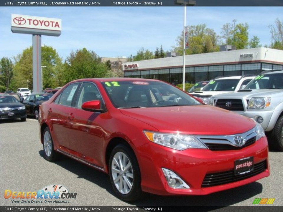 2012 Toyota Camry XLE Barcelona Red Metallic / Ivory Photo #1