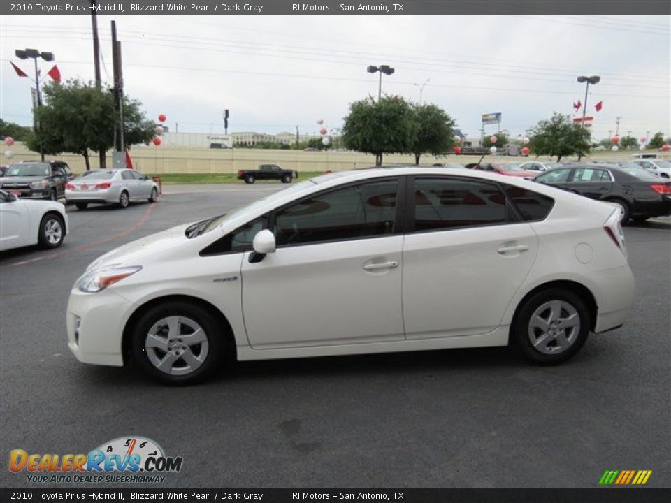 2010 Toyota Prius Hybrid II Blizzard White Pearl / Dark Gray Photo #4